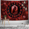 Simsant Viking Raven Tapestry Mysterious Viking Meditation Psychedelic