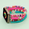 Fashion Versatile Boho Rainbow Soft Watch Band