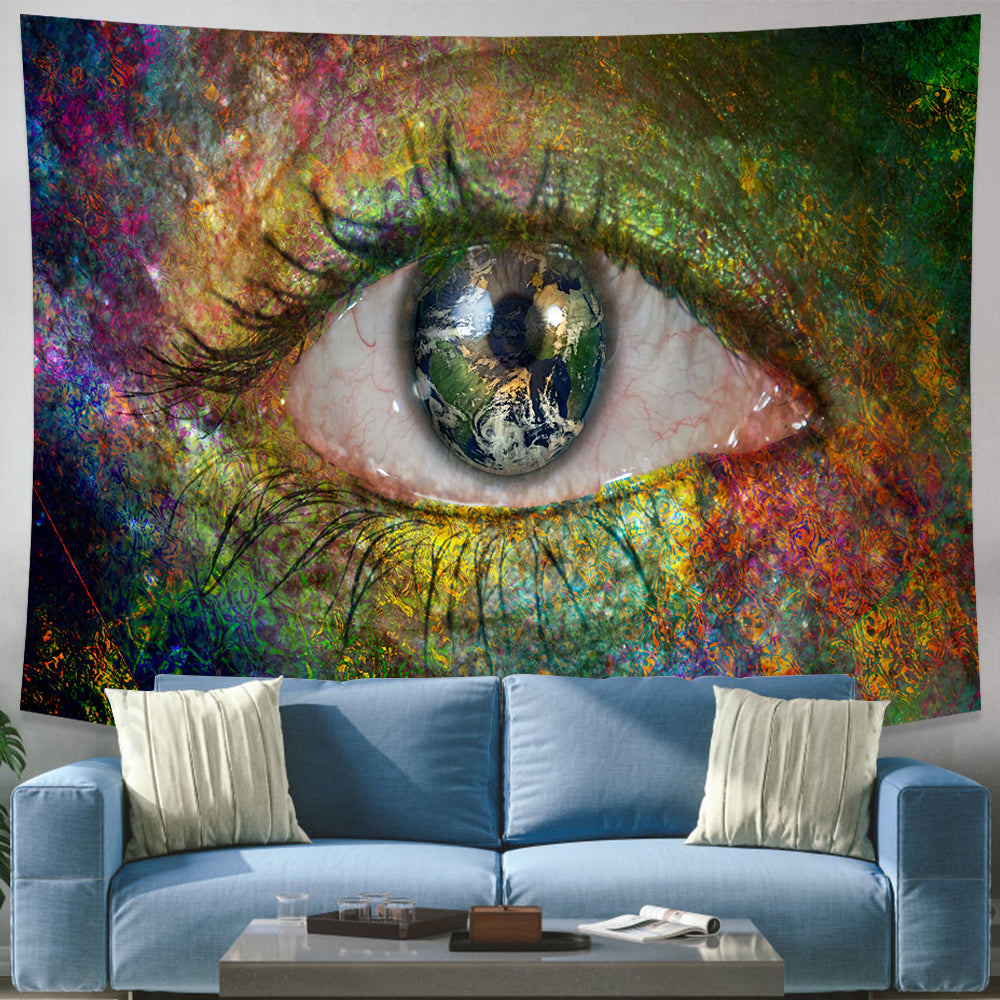 New European And American Psychedelic Mushroom Tapestry