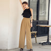 Women's Loose High Waist Drape Wide Leg Pants