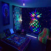 Mushroom Green Plants Fluorescent Tapestry Game Starry Sky Psychedelic