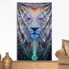 Fashion Beast Psychedelic Lion Multifunctional Tapestry