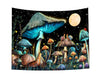 Home Fashion Psychedelic Mushroom Print Tapestry