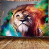 Fashion Beast Psychedelic Lion Multifunctional Tapestry