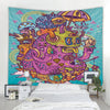 New European And American Psychedelic Mushroom Tapestry