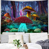 Psychedelic Flower Run Fantasy Plant Hip-hop Tapestry