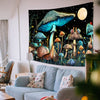 Home Fashion Psychedelic Mushroom Print Tapestry